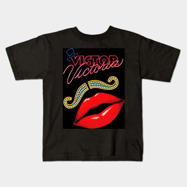 Victor VIctoria Musical Poster Kids T-Shirt by baranskini